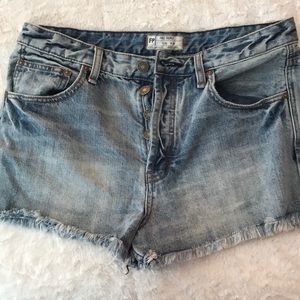 Free People Denim Shorts